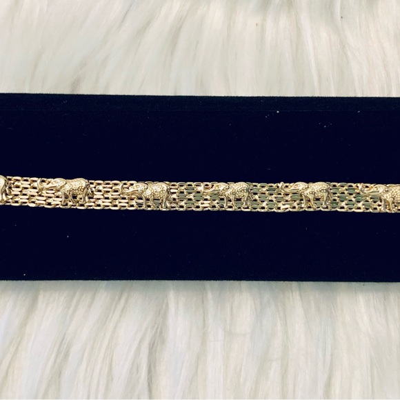 Gold Filled Elephant Bracelet - Picture 3 of 3